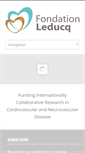 Mobile Screenshot of fondationleducq.org